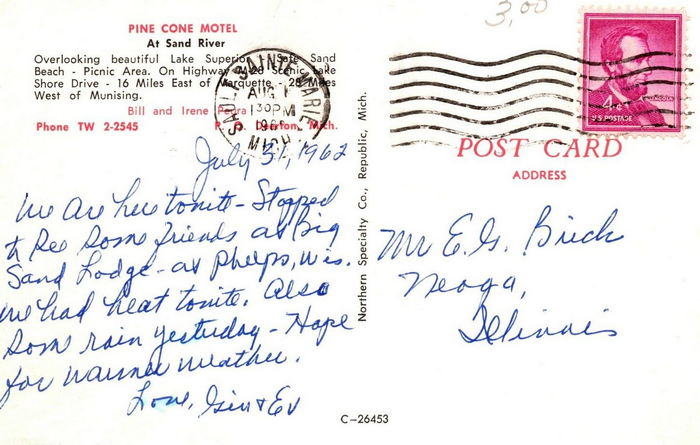 Pine Cone Motel (Seacoast Resort) - Postcard And Promos (newer photo)